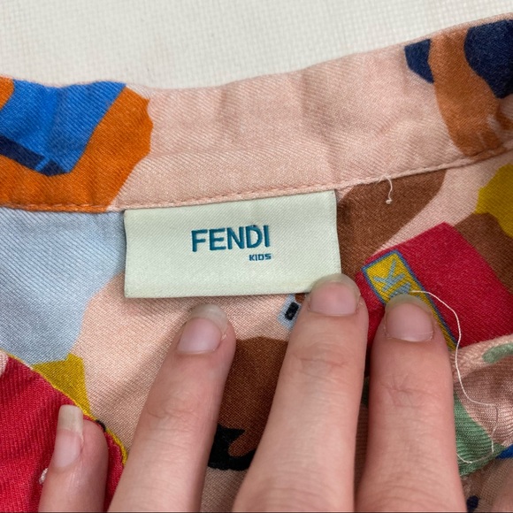 Fendi authentic oversized ruffled dress size S - Picture 4 of 16